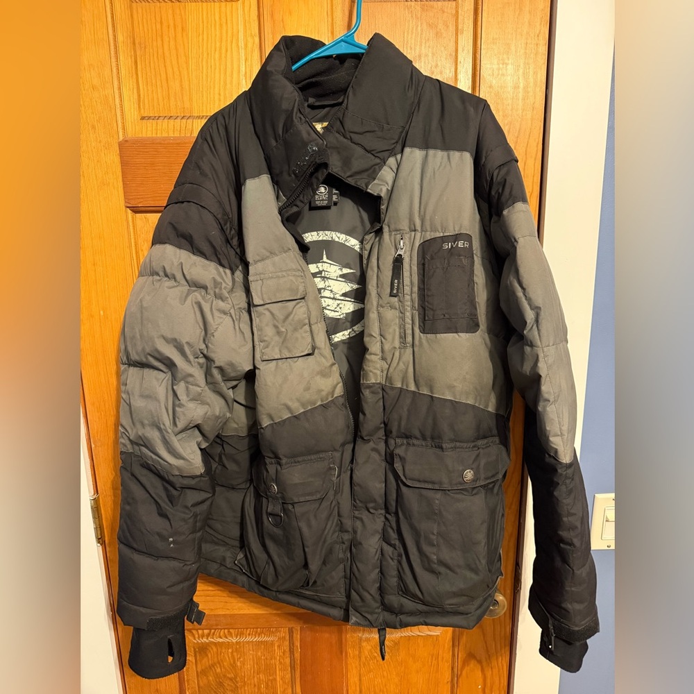 Siver Cartel OG Men's Black and Gray Ski Jacket